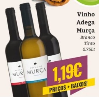 Vinho Adega Murça Branco Tinto 0,75Lt
