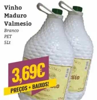 Vinho Maduro Valmesio Branco Pet 5Lt