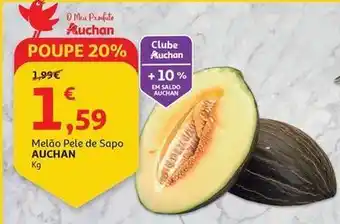 Auchan Auchan - melão pele de sapo promoção