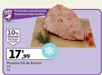 Auchan Picanha aa de bovino promoção