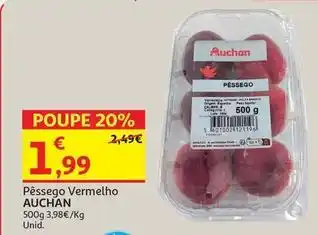 Auchan Auchan - pêssego vermelho promoção