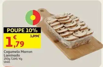 Auchan Cogumelo marron laminado promoção