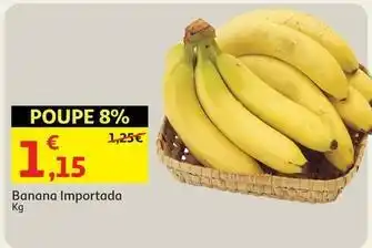 Auchan Banana importada promoção