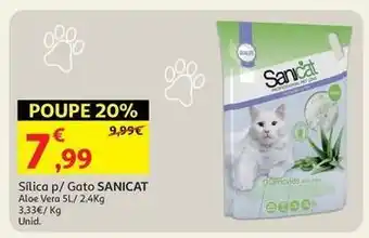 Auchan Sanicat - sílica p/ gato promoção