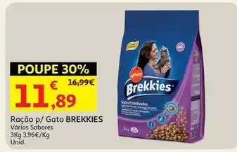 Auchan Brekkies - ração p/gato promoção