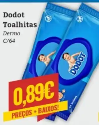 Dodot Toalhitas Dermo c/64