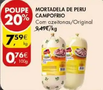 Pingo Doce MORTADELA DE PERU CAMPOFRIO promoção