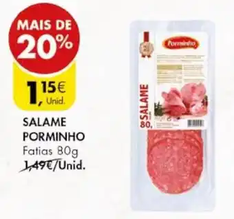 Pingo Doce SALAME PORMINHO Fatias 80g promoção