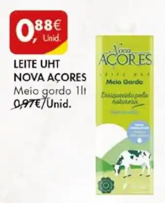 Pingo Doce LEITE UHT NOVA AÇORES Meio gordo 1lt promoção