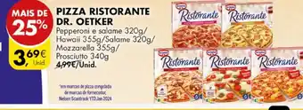 Pingo Doce PIZZA RISTORANTE DR. OETKER promoção