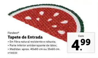 Lidl Tapete de Entrada promoção