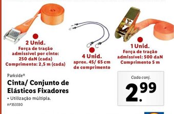 Lidl Cinta/ Conjunto de Elásticos Fixadores promoção