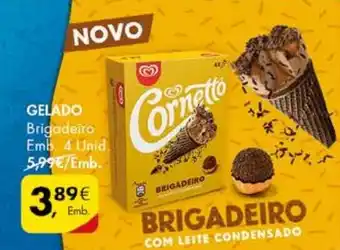 Pingo Doce GELADO Brigadeiro Emb. 4 Unid promoção