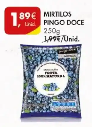 Pingo Doce MIRTILOS PINGO DOCE 250G promoção