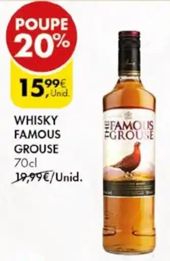 Pingo Doce WHISKY FAMOUS GROUSE 70cl promoção