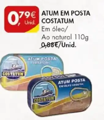 Pingo Doce ATUM EM POSTA COSTATUM Em óleo/ Ao natural 110g promoção