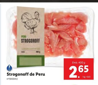 Strogonoff de Peru