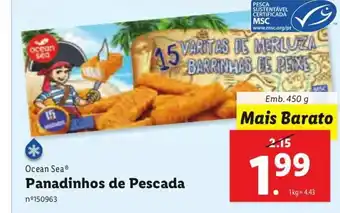Lidl Panadinhos de Pescada 450g promoção
