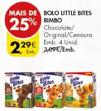 Pingo Doce BOLO LITTLE BITES BIMBO Emb. 4 unid promoção