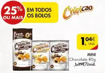 Pingo Doce Chipicao MINI Chocolate 80g promoção