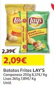 Auchan Lay's - batatas fritas promoção