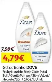 Auchan Dove - gel de banho promoção