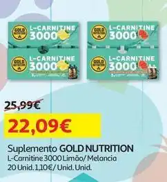 Auchan Gold nutrition - suplemento promoção