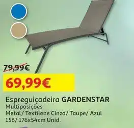 Auchan Gardenstar - espreguiçadeira promoção