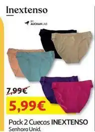 Auchan Inextenso - pack 2 cuecas promoção