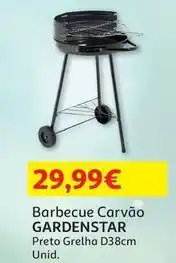 Auchan Gardenstar - barbecue carvão promoção