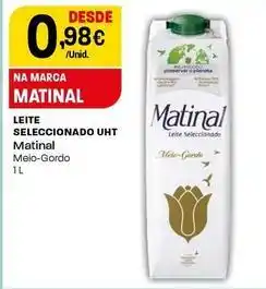 Intermarché Matinal - leite seleccionado uht promoção