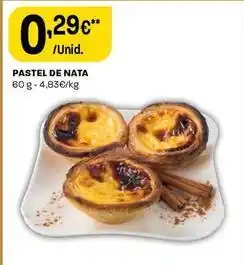 Intermarché Pastel de nata promoção