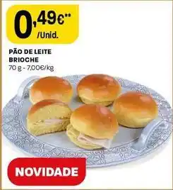 Intermarché Pão de leite brioche promoção