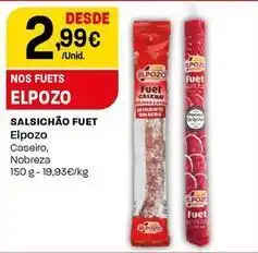 Intermarché Elpozo - salsichao fuet promoção