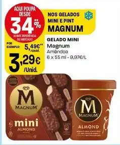 Intermarché Magnum - gelado mini promoção