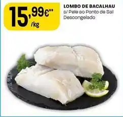 Intermarché Lombo de bacalhau promoção