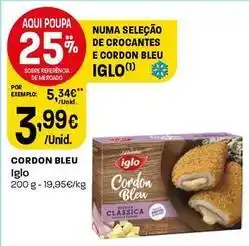 Intermarché Iglo - cordon bleu promoção