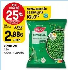 Intermarché Iglo - ervilhas promoção