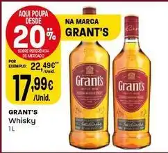 Intermarché Grant's - whisky promoção