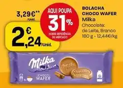 Intermarché Milka - bolacha choco wafer promoção