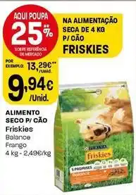 Intermarché Friskies - alimento seco p/cao promoção