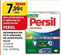 Intermarché Persil - detergente em po p/ máquina de lavar roupa promoção