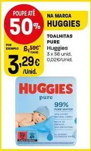 Intermarché Huggies - toalhitas pure promoção