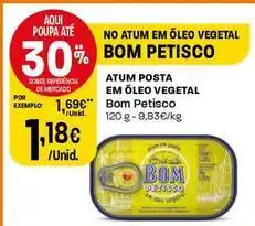 Intermarché Bom petisco - atum posta em oleo vegetal promoção