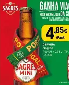 Intermarché Sagres - cerveja promoção