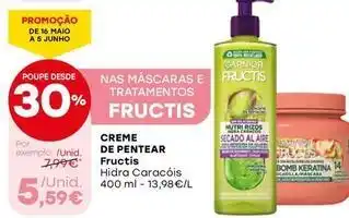 Intermarché Fructis - creme de pentear promoção