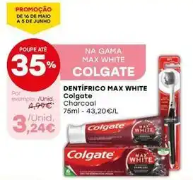 Intermarché Colgate - dentifrico max white promoção