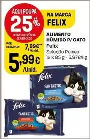 Intermarché Felix - alimento humido p/gato promoção