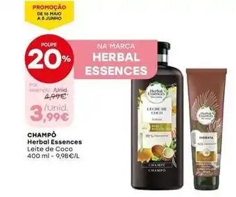 Intermarché Herbal essences - champô promoção