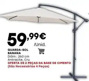 Intermarché Guarda-sol banana promoção